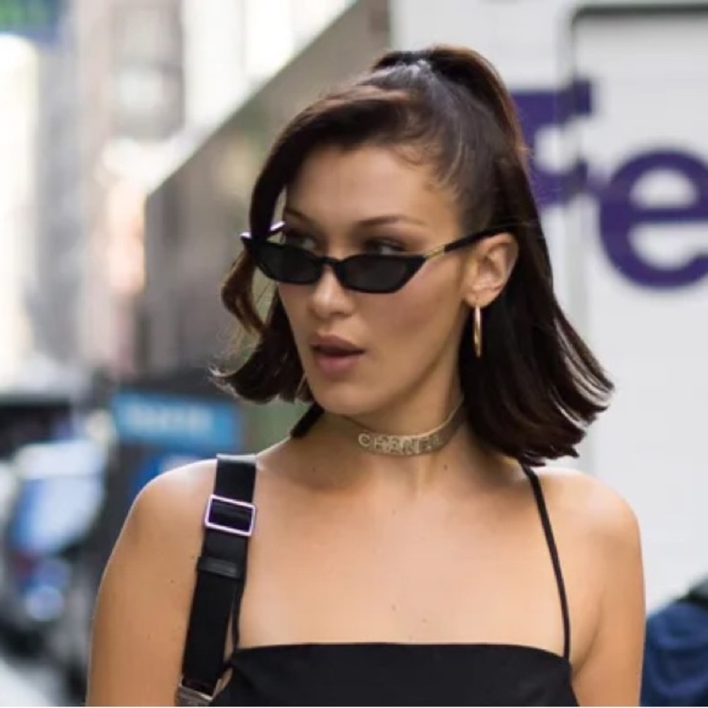 RARE POPPY LISSIMAN ‘Le Skinny’ Sunglasses in Black